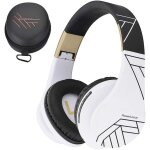 Casque bluetooth sans fil, casque audio stro pliable sans fil et filaire avec micro intgr, micro ...