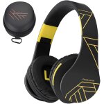 Casque bluetooth sans fil, casque audio stro pliable sans fil et filaire avec micro intgr, micro ...