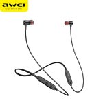 Casque bluetooth sans fil awei g40bl avec tour de cou, casque de sport avec micro pour la course