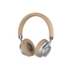 Casque bluetooth sans fil casque st�r�o souple � r�duction de bruit avec basses lourdes avec micro, or ...