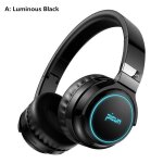 Casque bluetooth touch control led light casque sans fil avec cache - oreilles lumineux prend en charge ...