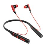 Casque bluetooth tour de cou �couteurs 15 heures de lecture �couteurs st�r�o sportifs respectueux de ...