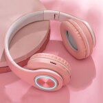 Casque a rduction de bruit casques de jeu bluetooth sans fil pour casques de musique tv pc eclairage ...