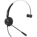 Casque pour centre d'appels 3, 5 mm, mains libres pour centre d'appels a réduction de bruit casque monaural ... Casque pour centre d'appels 3, 5 mm, mains libres pour centre d'appels a réduction de bruit casque monaural ...