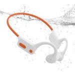Casque conduction osseuse bluetooth 5. 4, ecouteur waterproof natation, mmoire mp3 32g intgre, lecteur ...
