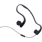 Casque à conduction osseuse, casque de sport stéréo filaire à oreilles ouvertes, avec micro antibruit ... Casque à conduction osseuse, casque de sport stéréo filaire à oreilles ouvertes, avec micro antibruit ...