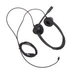 Casque d'écoute binaural professionnel double face, 3. 5mm, avec son stéréo hd, pour conférence téléphonique, ... Casque d'écoute binaural professionnel double face, 3. 5mm, avec son stéréo hd, pour conférence téléphonique, ...