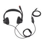 Casque d'coute filaire rj9, suppression du bruit, fonction muette, avec rglage du volume du micro, ...