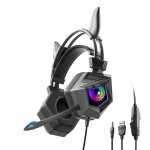 Casque d'coute hifi universel, 3. 5mm / usb, oreille de vache, casque d'coute pour jeux lectroniques ...