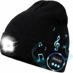 Casque d'�coute sans fil bluetooth, mains libres, musique avec micro, chapeau de sport, bonnet tricot�, ...