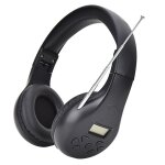 Casque d'�coute sans fil pliable, 3. 5mm, avec antenne externe pour la musique fm