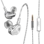 Casque d'�coute de t�l�phone de 3. 5mm, son magique intelligent, jack rond, suppression du bruit, contr�le ...