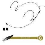 Casque lectrique sans fil  double crochet d'oreille pour sennheiser, micro de sauna, microphone us, ...