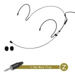 Casque lectrique sans fil  double crochet d'oreille pour sennheiser, micro de sauna, microphone us, ...