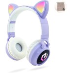 Casque enfant bluetooth, casque audio sans fil pour enfants, bluetooth 5. 0 confortable pliable casque ...