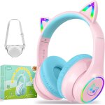 Casque enfant, casque bluetooth chat enfant avec sac, sans fil et filaire, casque musique fille pliable ... Casque enfant, casque bluetooth chat enfant avec sac, sans fil et filaire, casque musique fille pliable ...