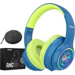 Casque enfant, casque bluetooth enfant avec sac, sans fil et filaire, casque musique pliable r�glable ...