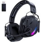 Casque fil, casque bluetooth avec microphone, ps5 casque bluetooth fil, pour ps4, ps5, pc, mac, switch, ...