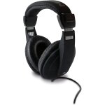 Casque filaire l�ger et ajustable noir