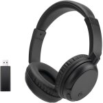 Casque fm over - ear sans fil, casque bluetooth sans fil pour regarder la t�l�vision, le t�l�phone et ...