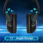 Casque de gamer filaire avec microphone, son surround, pour ordinateur portable, tablette, pc de gamer, ...
