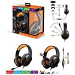 Casque gamer pro - h3 gaming ps5 ps4 switch switch lite xbox one xbox series x / s orange - spirit of ...