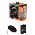 Casque gamer pro h3 orange spirit of gamer pour xbox one / s / x / pc switch ps4 ps5 + souris gamer 2400 ...