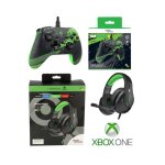 Casque gamer pro uc40 vert gamer xbox one / s / x / pc + manette xbox one - s - x - pc verte rocket
