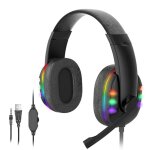 Casque gaming 7. 1 son surround st�r�o 40 mm pilotes dynamiques �couteur lumineux r�glable 3, 5 mm casque ...