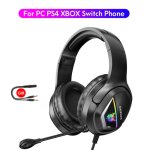 Casque de gaming professionnel filaire avec lumière led, avec microphone, pour ps4, ps5, xbox one, ordinateur, ... Casque de gaming professionnel filaire avec lumière led, avec microphone, pour ps4, ps5, xbox one, ordinateur, ...
