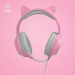 Casque gaming tanooki oreilles de chat