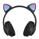 Casque de jeu bluetooth 5. 0 sur l'oreille casque d'oreille de chat brillant écouteur sans fil pliable ... Casque de jeu bluetooth 5. 0 sur l'oreille casque d'oreille de chat brillant écouteur sans fil pliable ...