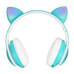 Casque de jeu bluetooth 5. 0 sur l'oreille casque d'oreille de chat brillant écouteur sans fil pliable ... Casque de jeu bluetooth 5. 0 sur l'oreille casque d'oreille de chat brillant écouteur sans fil pliable ...