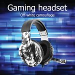 Casque de jeu camouflage, bandeau réglable avec ordinateur pour ps4, accessoires de jeux pc Casque de jeu camouflage, bandeau réglable avec ordinateur pour ps4, accessoires de jeux pc