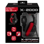 Casque jeu & chat pour ps4, ps3, xbox 360 et pc - x - storm gaming headset x - 2000