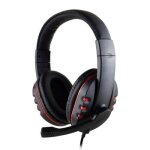 Casque de jeu avec fil, 3. 5mm, deep bass, couteurs d'ordinateur de gamer, avec microphone hd, pour ...