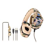 Casque de jeu filaire e - sports avec microphone led stro surround hifi casque pour pc portable gamer, ...
