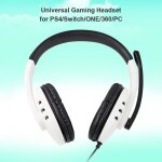 Casque de jeu filaire pour gamer, 3. 5mm, son surround et hd, microphone, pour tablette portable, pour ...