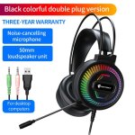 Casque de jeu filaire psh - 400 mm, avec micro antibruit, pour ps4, ps3, pc, switch, 3. 5 Casque de jeu filaire psh - 400 mm, avec micro antibruit, pour ps4, ps3, pc, switch, 3. 5