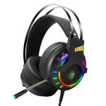 Casque de jeu filaire usb 7. 1 rgb, oreillettes personnalis�es pour pc, ps4, xbox, ordinateur, casque ...