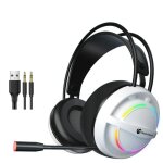 Casque de jeu avec interrupteur pour microphone, pour ps4, couteurs filaires, son surround 7. 1, 3. ...