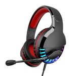 Casque de jeu lumineux color� casque 3, 5 mm st�r�o �couteur avec microphone pour xbox ps4 gamer ordinateur ...