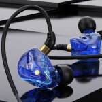 Casque de jeu pour ordinateur, couteurs intra - auriculaires filaires, jack 3. 5mm, avec micro, basse, ...