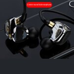 Casque de jeu pour ordinateur, couteurs intra - auriculaires filaires, jack 3. 5mm, avec micro, basse, ...