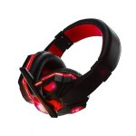 Casque de jeu sans fil ecouteurs 3, 5 mm casque de jeu stro sur l'oreille microphone pour couteurs ...