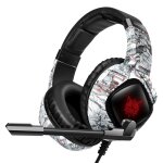 Casque de jeu casque stro usb 3. 5mm casque over - head annulation de bruit confortable lumires led ...