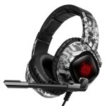Casque de jeu casque stro usb 3. 5mm casque over - head annulation de bruit confortable lumires led ...