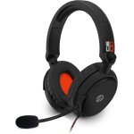 Casque de jeu supra - auriculaire c6 - 100 noir ps4 / ps5, xbox, nintendo switch, pc avec micro flexible, ...