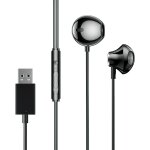 Casque de jeu usb intra - auriculaire avec microphone mems, casques usb pc filaire, ecouteurs filaires ...