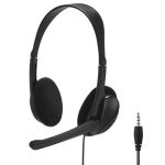 Casque avec micro bureau pour pc stro, noir tltravail